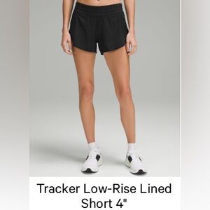lululemon tracker LR shorts 4 inch inseam size 6